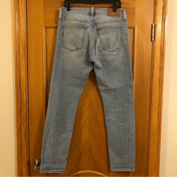 Madewell Mens Slim Fit in Light Hodgson Wash Jeans Size 31 - Picture 5 of 16